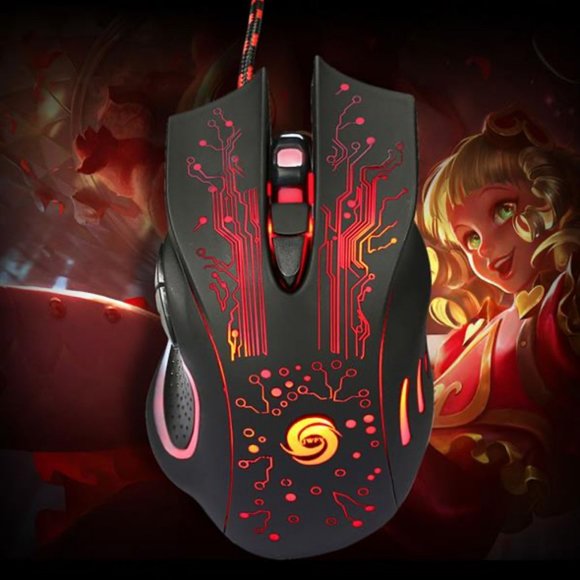 Wired Computer Gaming Mouse LED - Picture 1 of 3